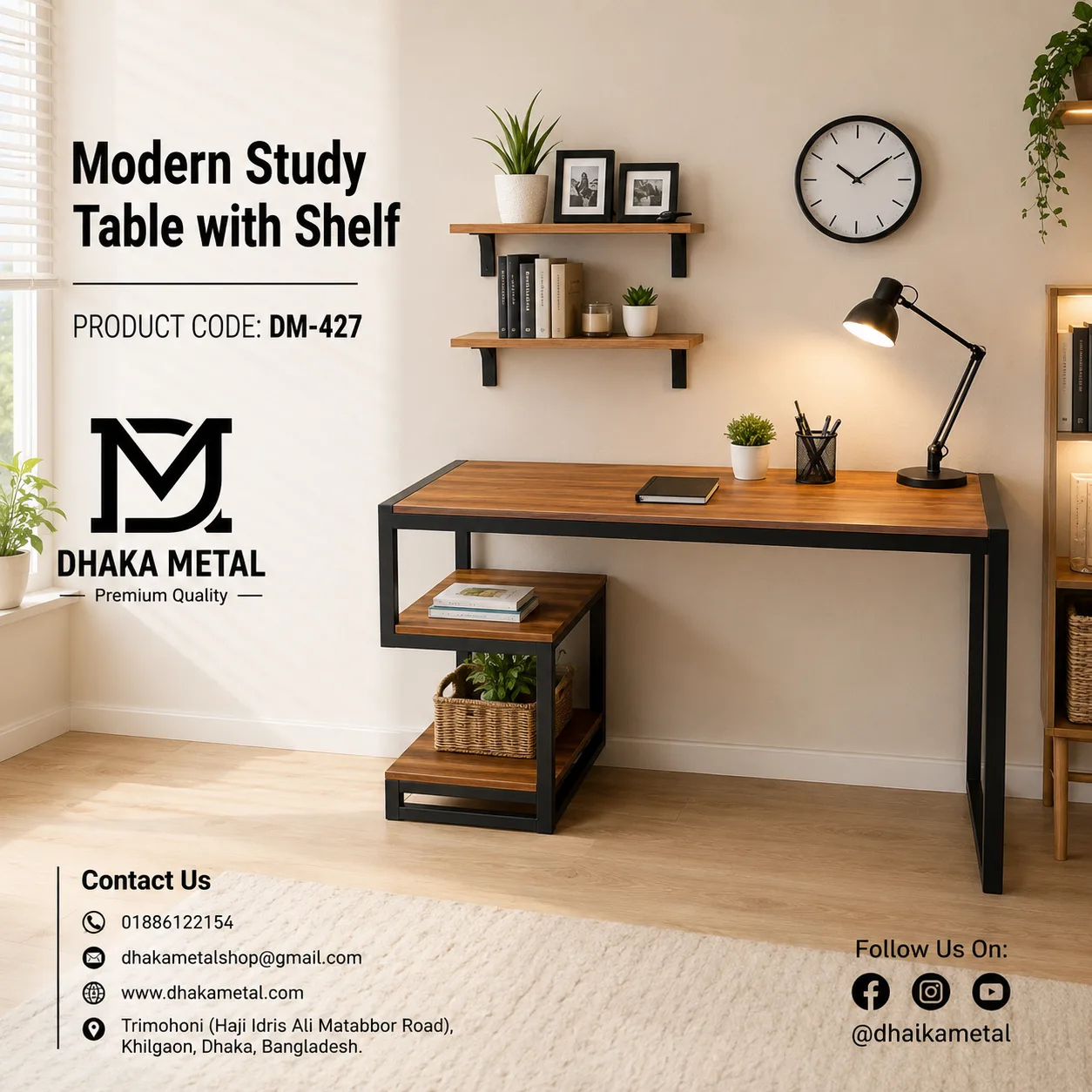 Modern Study Table DM-427