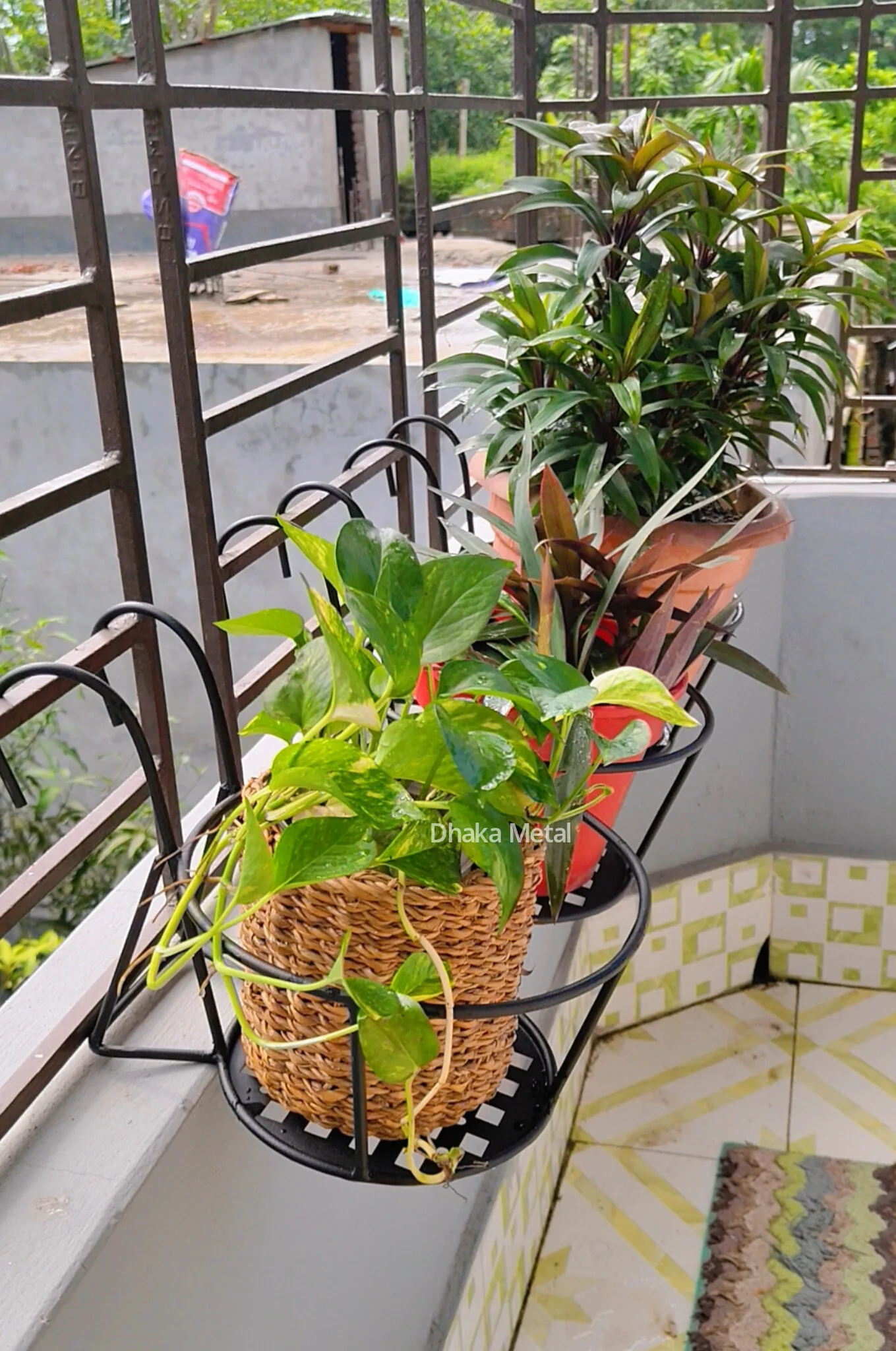 Balcony Flower Pot Stand
