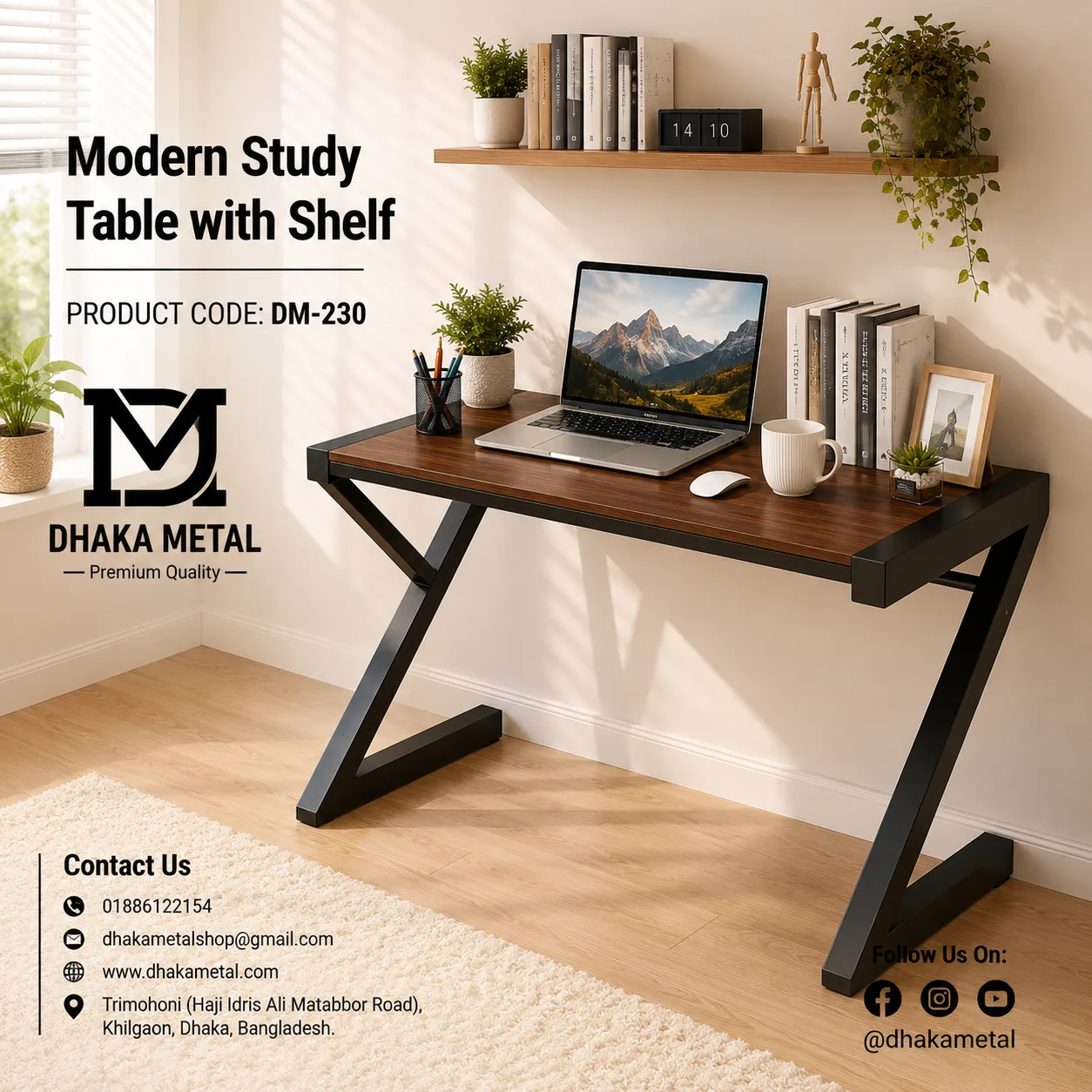 Modern Study Table DM-430